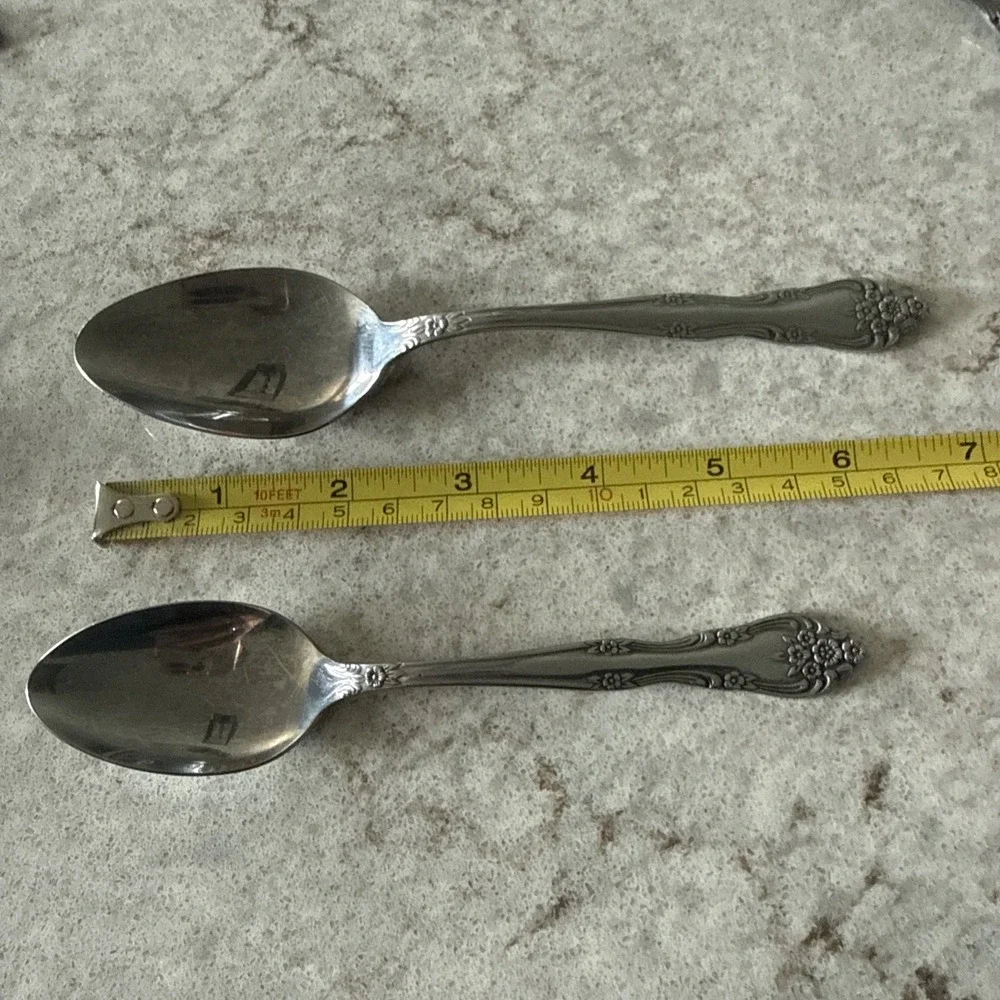 Vintage Roger's Stainless Flatware Mixed Set Of 18 Dream Rose Forks Spoons Read